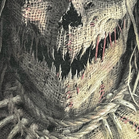 James Ryman 2013 Scary Scarecrow T-Shirt Sz L Halloween Horror Dark - Picture 4 of 12